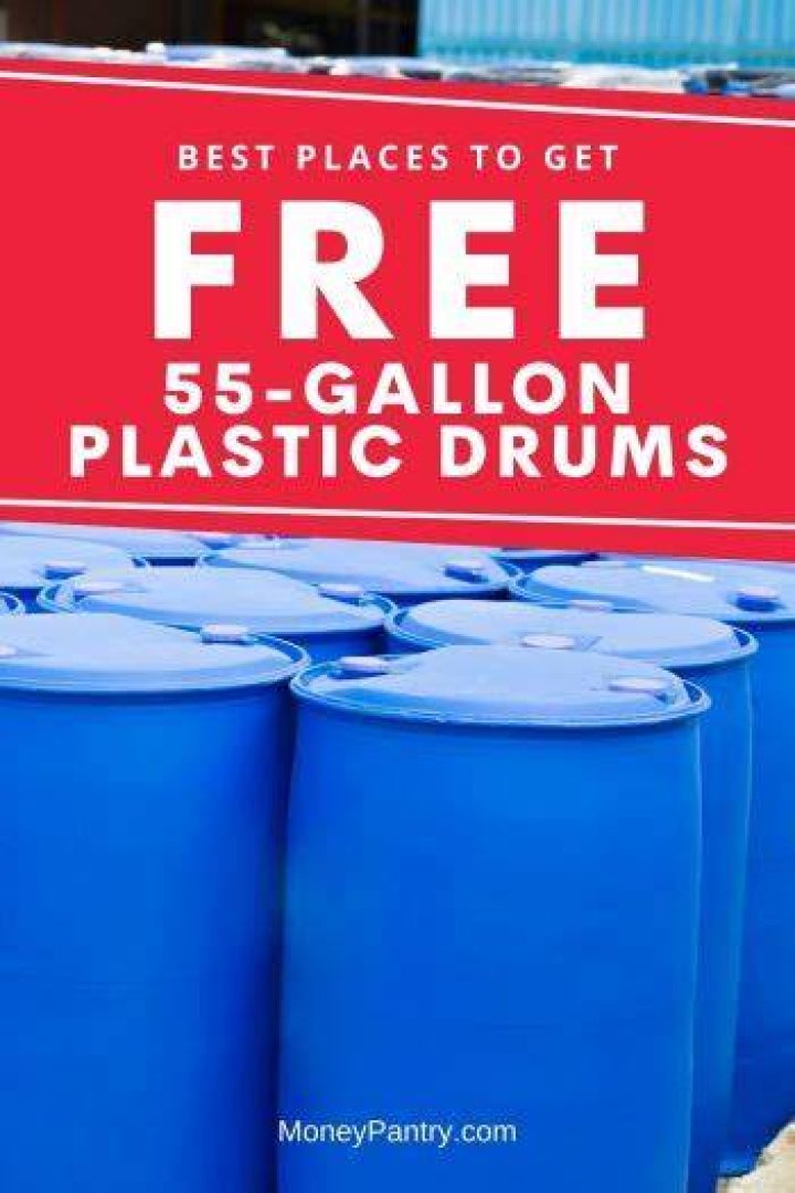 How can I get a free 55 gallon drum?