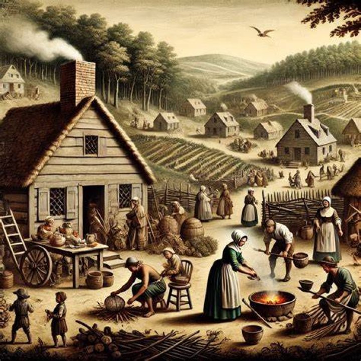 How were early English settlements financed?