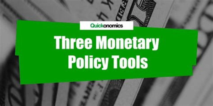 What are the three major monetary tools?
