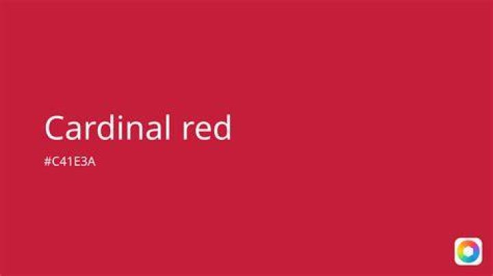 What color is close to Cardinal red?