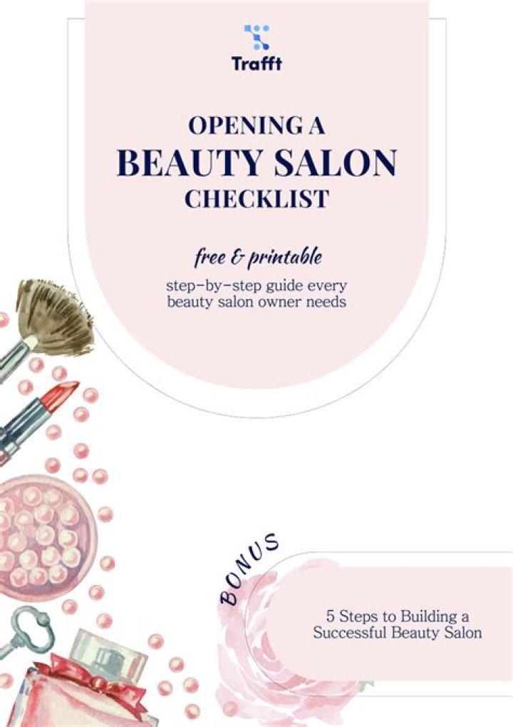 What do I need to buy to open a salon?