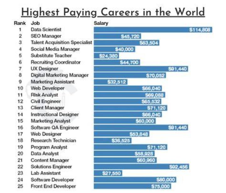 What job gets paid the most in the whole world?