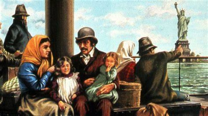 Where did most immigrants come from in 1815?