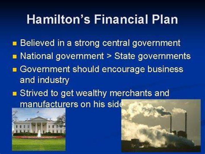 Which of these would have most favored the financial plans of Alexander Hamilton?