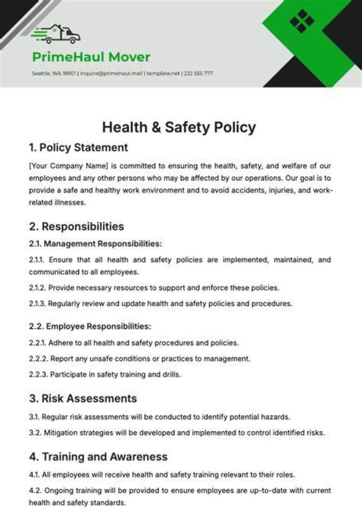 Why should a company have a written email policy?